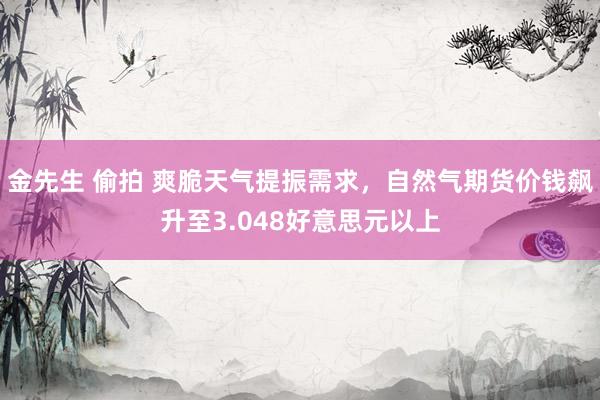 金先生 偷拍 爽脆天气提振需求，自然气期货价钱飙升至3.048好意思元以上